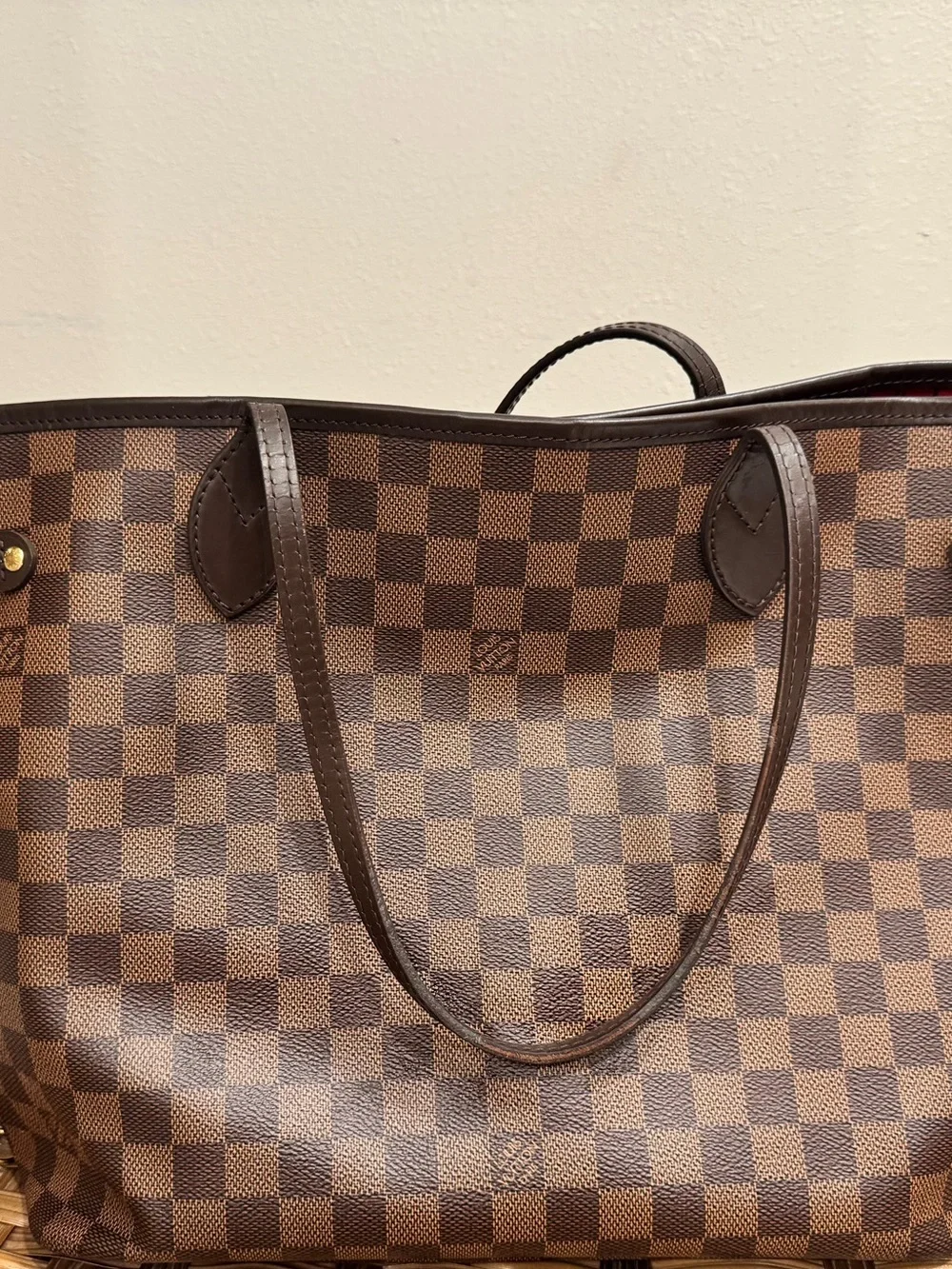 Louis Vuitton Brown Checkered Tote